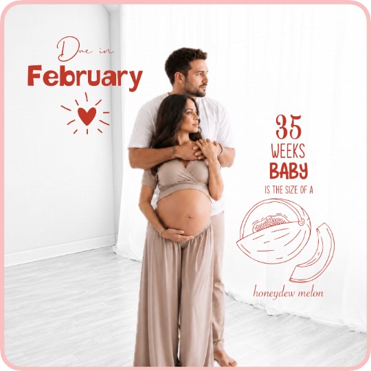 Couple pregnancy keepsake
